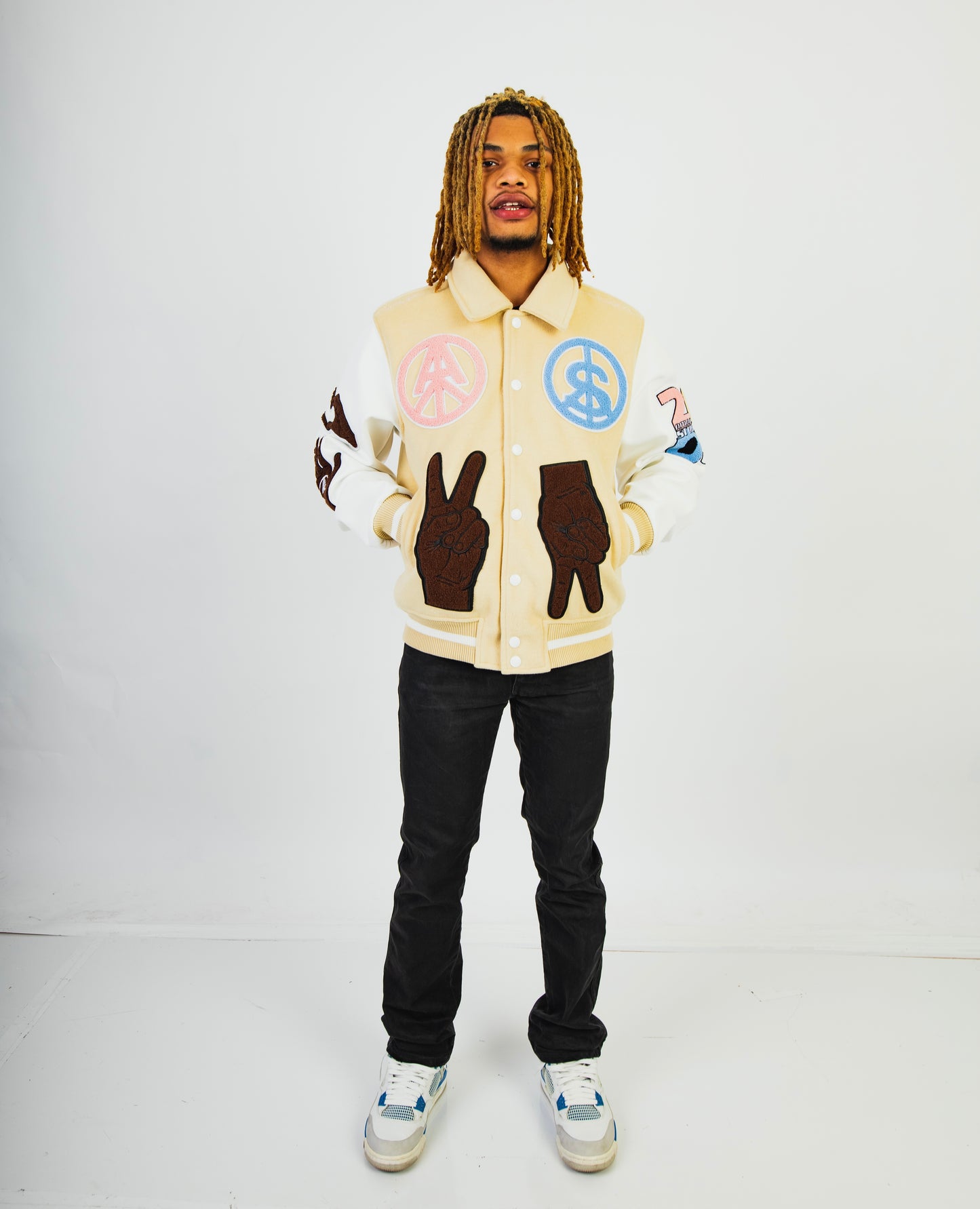 Amari 2up 2down Varsity jacket