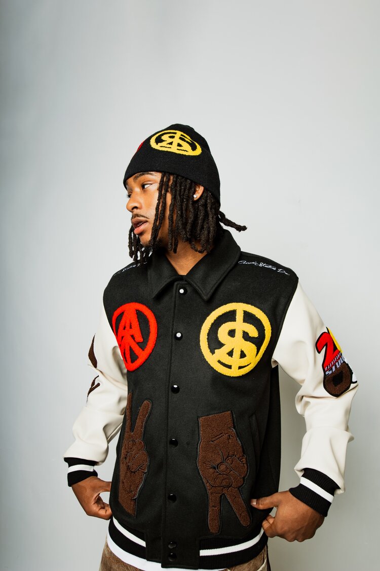 Amari 2up 2down Varsity jacket