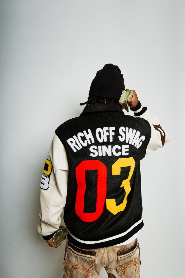 Amari 2up 2down Varsity jacket