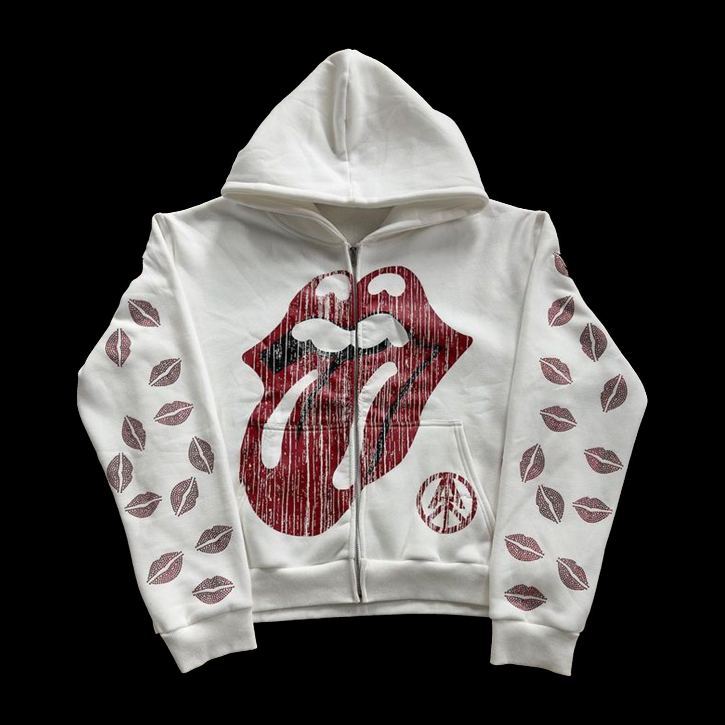 AMARI KISS ZIP UP HOODIE